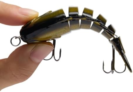 BASSDASH SwimPanfish Multi Jointed Bluegill Bass Fishing Lure Swimbaits - Image 3