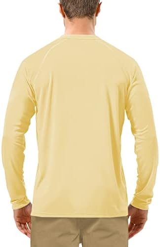 Roadbox Men's UPF 50+ UV Sun Protection Shirts, Long Sleeve Swim Rash Guard - Image 2