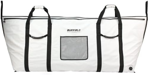 Buffalo Gear Large Fish Kill Bag, 60in 72in 90in Fish Cooler Bag Portable Tuna Bag Keep Ice-Cold and Fresh over 48H by BuffaloGear