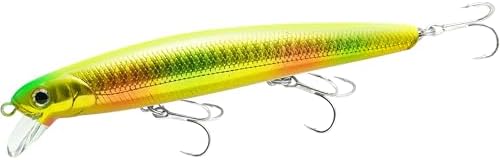 LUCKY CRAFT FlashMinnow 110 Ghost Series Saltwater Fishing Lures, Jerkbait for Halibut and Bass Fish, Slow Suspending 1–2 ft, Surf Fishing Gear and Tackle Box Accessories by LuckyCraftUSA