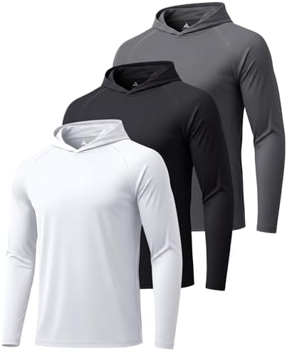 ZITY Men's Lightweight Pullover Hoodie UPF 50+ Fishing Shirts Sweatshirt by ZITY