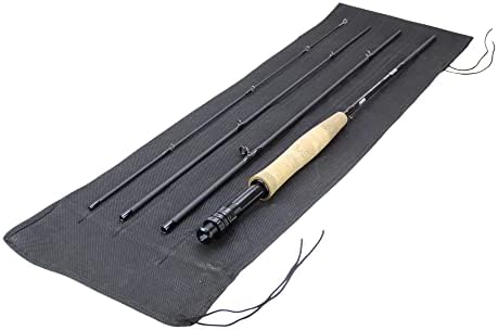 Wild Water Fly Fishing AX Series Fly Rod | IM8 Graphite Blank | 3/4/5/6/7/8/9/10/12 wt Rods | 5’6”/7/8/9/10/11 ft | Lightweight Pole Medium Fast Action by WildWater