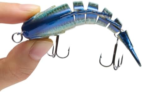 BASSDASH SwimPanfish Multi Jointed Bluegill Bass Fishing Lure Swimbaits - Image 3