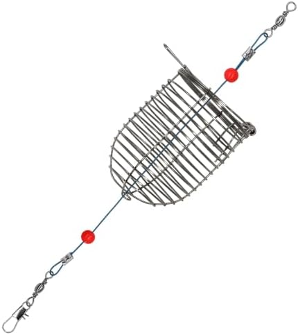 10pcs Fishing Bait Trap Cage Feeder, Baits Cage Basket Holder Coarse Lure Feeder Fishing Tackle Kit by UperUper