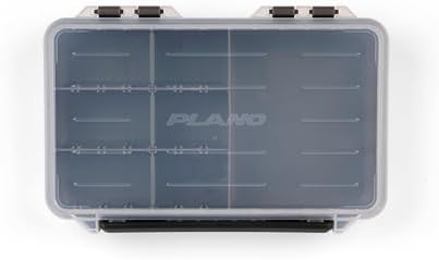 Plano StowAway Split Stow Tackle Box with Corrosion-Preventive Rustricor, Single Latch Design,Transparent DuraView Lid, Stackable Storage for Fishing Bait,Lures and Gear, 3600 50/50 Split (Pack of 6) - Image 4