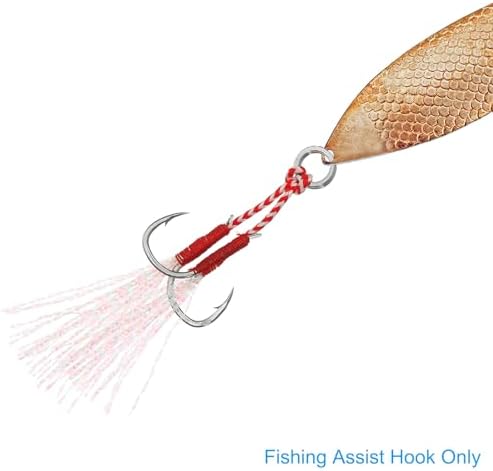 PATIKIL Double Fishing Assist Hooks Kit Glow Jigging Hook Slow Fast Fall Jigs Fishing Hooks for Jigging Lures - Image 5