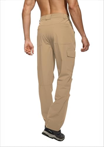 Men's Lightweight Hiking Cargo Pants Waterproof Quick Dry Travel Climbing Camping Fishing Mens Work Pants Outdoor - Image 3