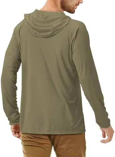 Roadbox Mens Fishing Sun Hoodie, Long Sleeve UPF 50+ UV Protection Shirts - Image 3