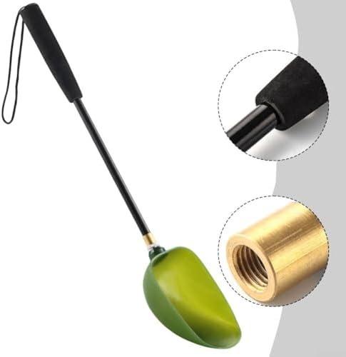 Carp Fishing Baiting Throwing Spoon Feeder, Detachable Plastic Bait Thrower With EVA Handle & Copper Interface, 45cm Lightweight Outdoor Fishing Equipment For Anglers - Image 5