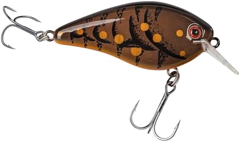 Strike King KVD 1.5 Hard Knock Fishing Lure, 3/8 oz, 3D Lifelike Eyes by StrikeKing