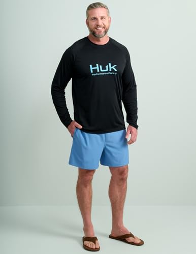 HUK Men's Pursuit Vented Long Sleeve Fishing Shirt (+30 UPF) - Image 4
