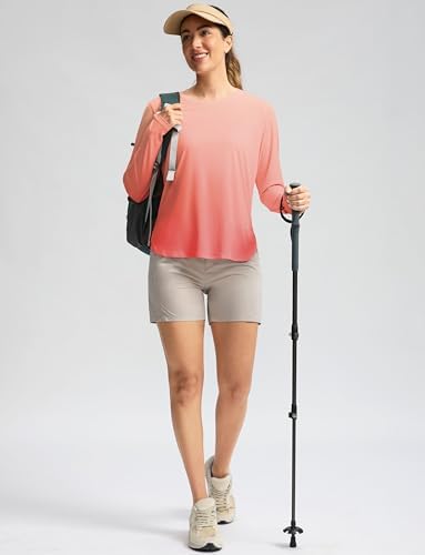 G Gradual Women's Sun Shirts UPF 50+ Long Sleeve Workout Hiking Tops - Image 3