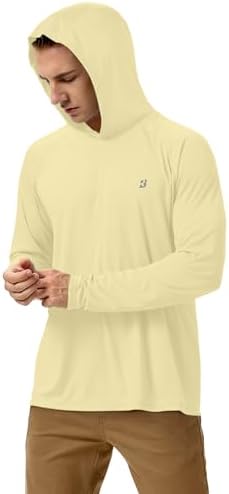 Roadbox Mens Fishing Sun Hoodie, Long Sleeve UPF 50+ UV Protection Shirts - Image 3