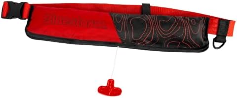 BLUESTORM Cirro 16 Manual Inflatable Belt Pack for Adults | US Coast Guard (USCG) Approved Life Jacket Waist Belt PFD for SUP Paddleboarding, Fishing & Kayaking by Bluestorm