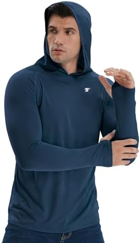 3 Pack Men's UPF 50+ Sun Protection Shirts Fishing Hoodie Long Sleeve - Image 2