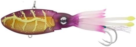 Nomad Design Original Squidtrex Patented Vibrating Fishing Lure - TPE Soft Plastic Lure Bait for Saltwater with Strong BKK Assist Hooks, Fishing Bait that Catches Many Species by NomadDesign