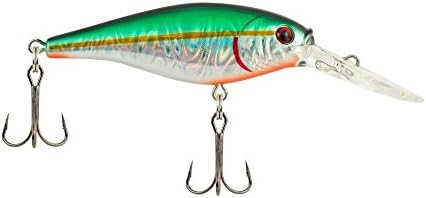 Berkley Flicker Shad Fishing Lure, Slick Green Alewife, 5/16 oz, 2 3/4in | 7cm Crankbaits, Size, Profile and Dive Depth Imitates Real Shad, Equipped with Fusion19 Hook - Image 2