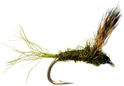 Outdoor Planet 12 Psycho Prince/Anato May/PMX/Parachute Hopper Dry Flies and Nymph Flies for Trout Fly Fishing Flies Lure Assortment - Image 6