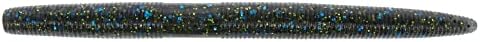 Gary Yamamoto 6" SENKO SMOKE W/ BLACK, BLUE & CHARTREUSE FLAKE (5 PACK) by Unknown