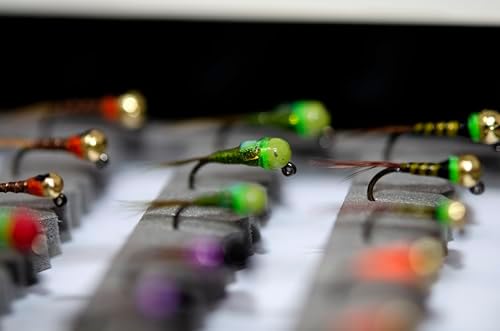 Outdoor Planet 24/48/66/72 Premium Hand Tied Fly Fishing Flies Assortment | Fly Boxes Included | Dry, Wet, Nymphs, Streamers, Wooly Buggers, Terrestrials | Trout, Bass Lure Set, Kit, Gift - Image 7