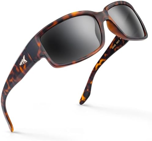 KastKing Skidaway Polarized Sport Sunglasses for Men and Women, Wrap Design by KastKing
