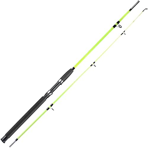 Sougayilang Fishing Rod, 2-Piece Composite Graphite & Glass Blanks Saltwater Trolling Rod Offshore Surf Fishing Pole with Stainless Steel Line Guides for Catfish, Salmon Glass Fiber Spinning Rod by Sougayilang