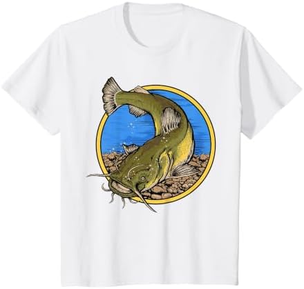 Flathead Catfish Fishing T-Shirt by Hunting+%26+Fishing+Merch