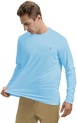 Roadbox Men's UPF 50+ UV Sun Protection Shirts, Long Sleeve Swim Rash Guard - Image 6