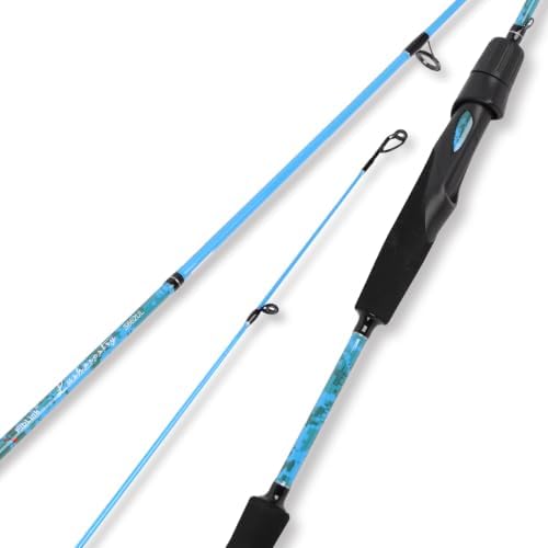 Fiblink Travel Fishing Rod,Spinning Rod & Casting Rod 5'6"/6'/6'6"/7'/7'6" by Fiblink