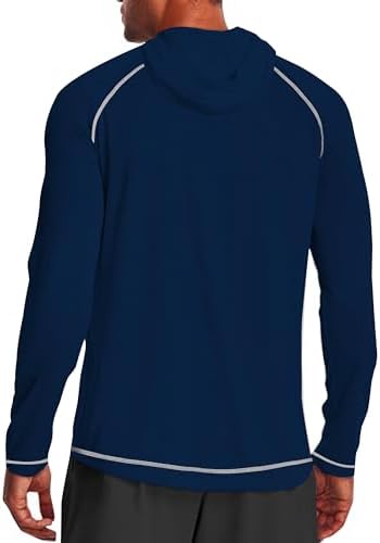 Men's UPF 50+ Sun Protection Hoodie, Long Sleeve Fishing Shirt - Image 2