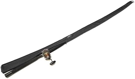 Premium Marine Canvas Fishing Rod Cover Bag Sleeve – Full-Enclosure Rod Protector – Fits One Fishing Rod – Head-to-Head-Zipper Design – Made in USA - Image 3