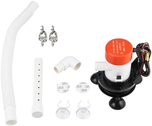 NovelBee Portable Livewell Pump for Boat,12V 350GPH Livewell Aerator Pump - Image 3