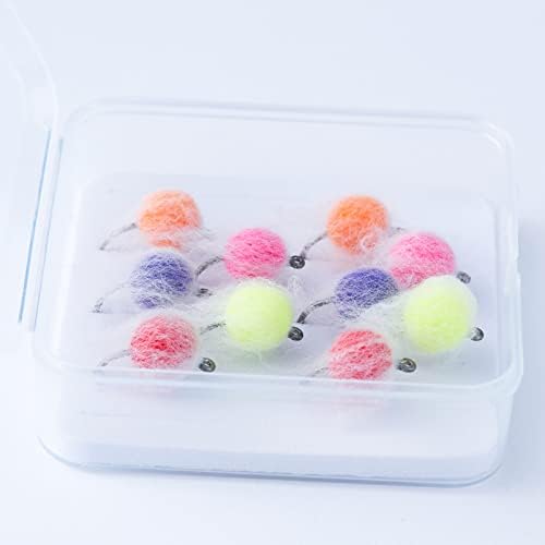 BASSDASH Fly Fishing Wet Flies Streamers Nuke Eggs for Trout Steelhead Salmon Fishing, Fly Lure Kit with Box - Image 4
