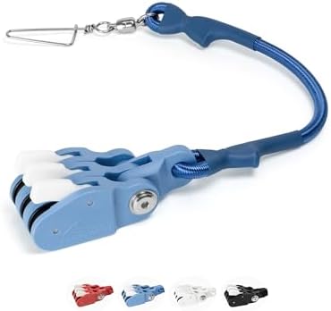 BLUEWING Outrigger Halyard Lock Pulley Single/Double/Triple Halyard Line Lock Pulley with Ball Bearing Snap Swivel for Offshore Fishing by BLUEWING