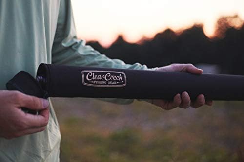 Clear Creek Fly Fishing Rod Tube - 9' - Easy to Carry Complete Protection Storage Case - Interior Divided Organizer and Works with Fresh + Saltwater Rods and Top Brand Name Fishing Rods - Image 4