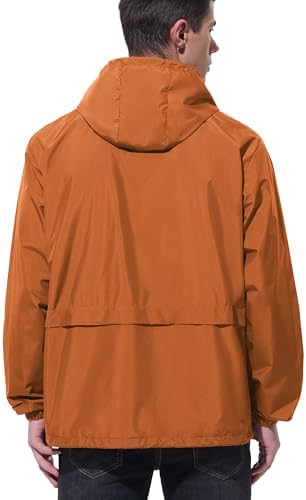 UIQUR Mens Rain Jacket Raincoat Waterproof Windbreaker - Image 2