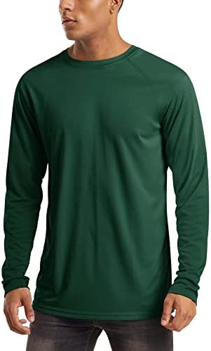 MAGCOMSEN Men's Long Sleeve Shirts UPF 50+ UV Sun Protection Athletic Shirts for Hiking Running Workout Rash Guard by MAGCOMSEN