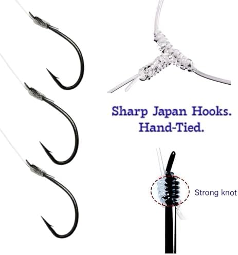 Hi-Lo Rig – Pre-Tied Hooks, PE Line, 4/6 Pack, #13/#16/#20 - Image 2