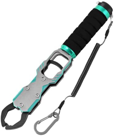 Green Aluminum Fish Gripper with Digital Scale for Fishing (Green) by Unknown