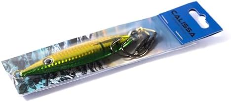 Calissa Offshore Tackle Fast Fall Jig 80g 150g 250g 300LBS Assist Hooks 3/0 Butterfly - Vertical Speed Lure Slow Pitch Flat - Glow Color Painted on Both Sides - Image 5