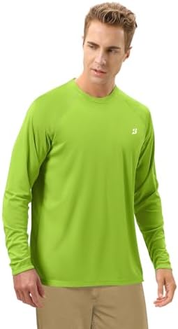 Roadbox Men's UPF 50+ UV Sun Protection Shirts, Long Sleeve Swim Rash Guard - Image 6
