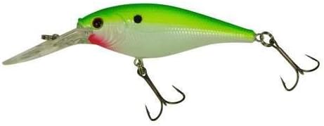 Berkley Flicker Shad Fishing Lure, Chartreuse Pearl, 1/2 oz, 3 1/2in | 9cm Crankbaits, Size, Profile and Dive Depth Imitates Real Shad, Equipped with Fusion19 Hook - Image 2