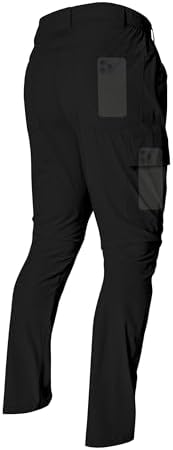Men's Lightweight Hiking Cargo Pants Waterproof Quick Dry Travel Climbing Camping Fishing Mens Work Pants Outdoor by LINLANG+EN
