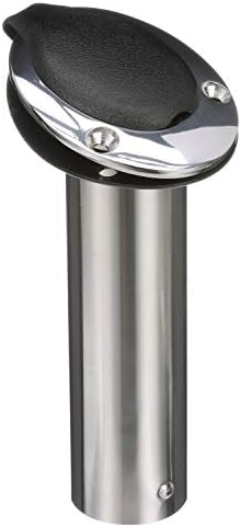 Attwood 66363-7 Stainless Steel Flush Mount 15 Degree Rod Holder (2-Inch) by Attwood