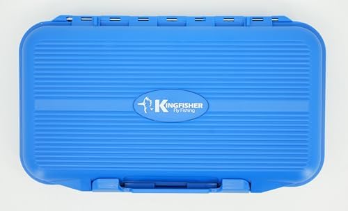 Kingfisher Large Waterproof Fly Box Great for Streamers and Saltwater Flies - Image 3