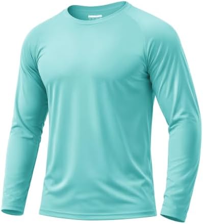 Boladeci Men's UPF 50+ Sun Protection UV SPF Shirts Long Sleeve Lightweight Quick Dry Swim T-Shirts Rash Guard by Boladeci