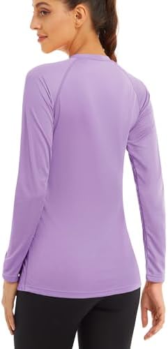 MAGCOMSEN Women's Long Sleeve Shirts UPF 50+ Sun Protection Shirts for Hiking Fishing Workout Rash Guard - Image 2