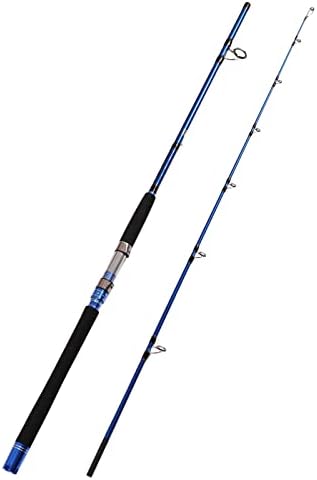 Fiblink 2-Piece Saltwater Spinning Fishing Rod Offshore Graphite Portable Fishing Rod (7 Feet) by Fiblink