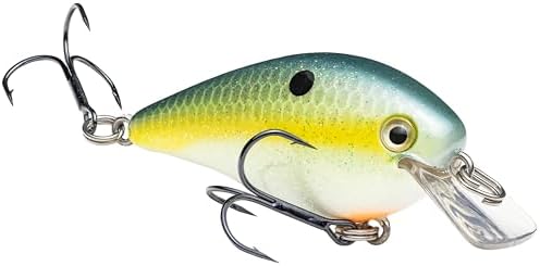 Strike King KVD 1.5 Hard Knock Fishing Lure, 3/8 oz, 3D Lifelike Eyes by StrikeKing