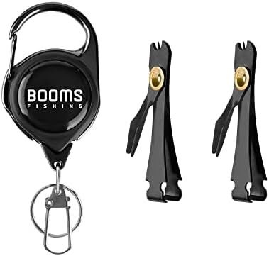 Booms Fishing FC2 Fishing Knot Tying Tool, Fly Fishing Line Cutter, Fishing Clippers with Retractor by BoomsFishing